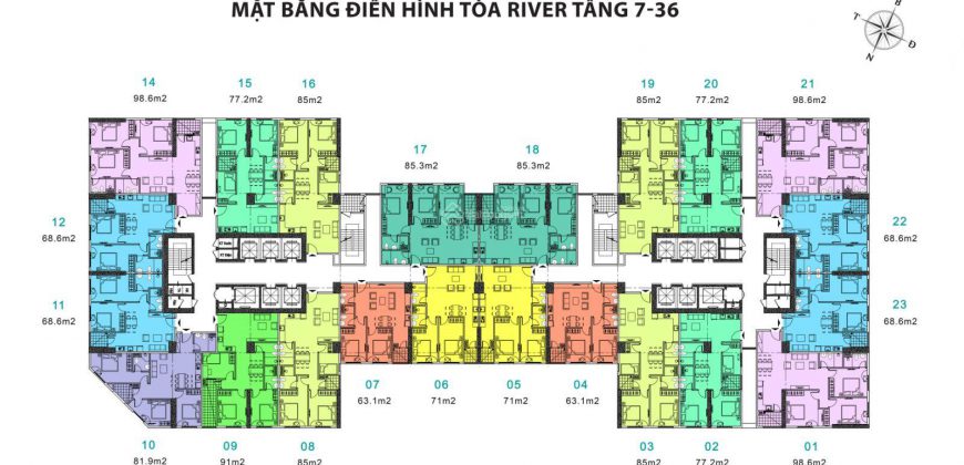 CHƯA ĐẾN 1.8 TỶ ĐỒNG ĐÃ SỞ HỮU CĂN HỘ 3 PHÒNG NGỦ TẠI DỰ ÁN EUROWINDOW RIVER PARK